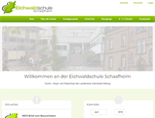 Tablet Screenshot of eichwaldschule.de